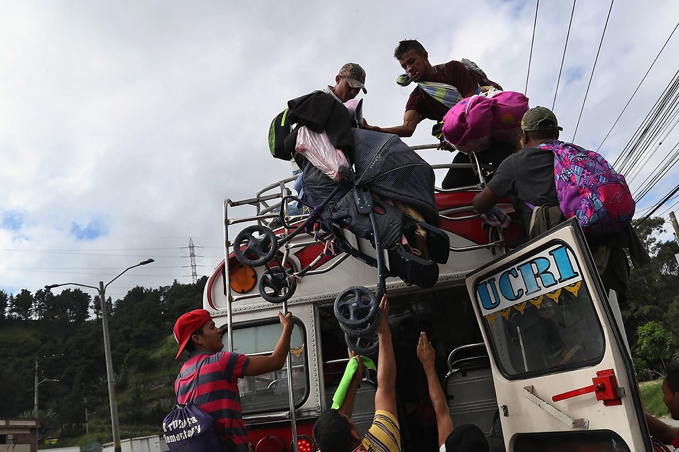 מהגרים ב גואטמאלה בדרך ל ארה