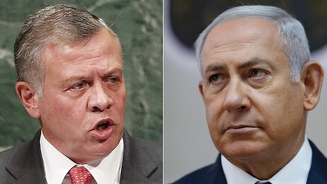 Netanyahu y el rey Abdullah (Foto: EPA)