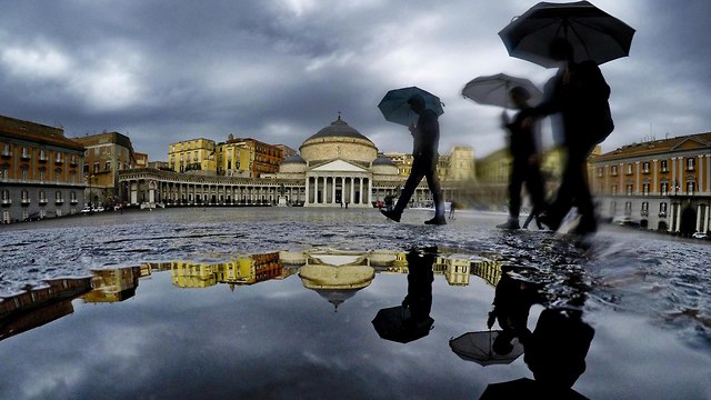 סערה ברומא (צילום: EPA)