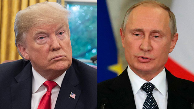 Трамп и Путин. Фото: AFP