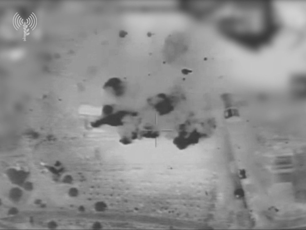 רצועת עזה תקיפה תקיפות חיל האוויר יעדי חמאס תגובה לירי רקטה (צילום: דובר צה