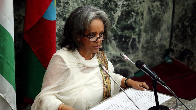 אתיופיה סאהלה וורק-זוודה נשיאה ראשונה (צילום: רויטרס)