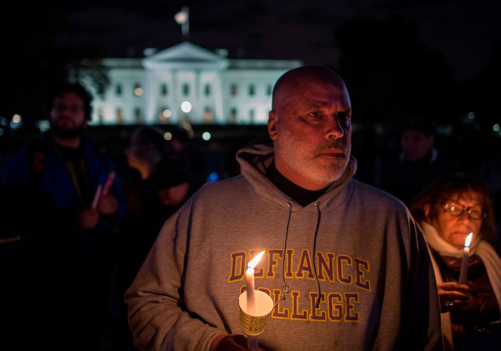 Траурный митинг в Вашингтоне. Фото: AFP