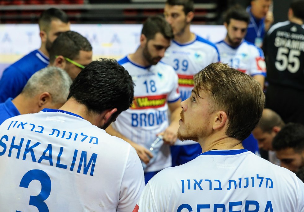 שחקני נבחרת ישראל בכדוריד (צילום: הדר ואן קולא, איגוד הכדוריד)