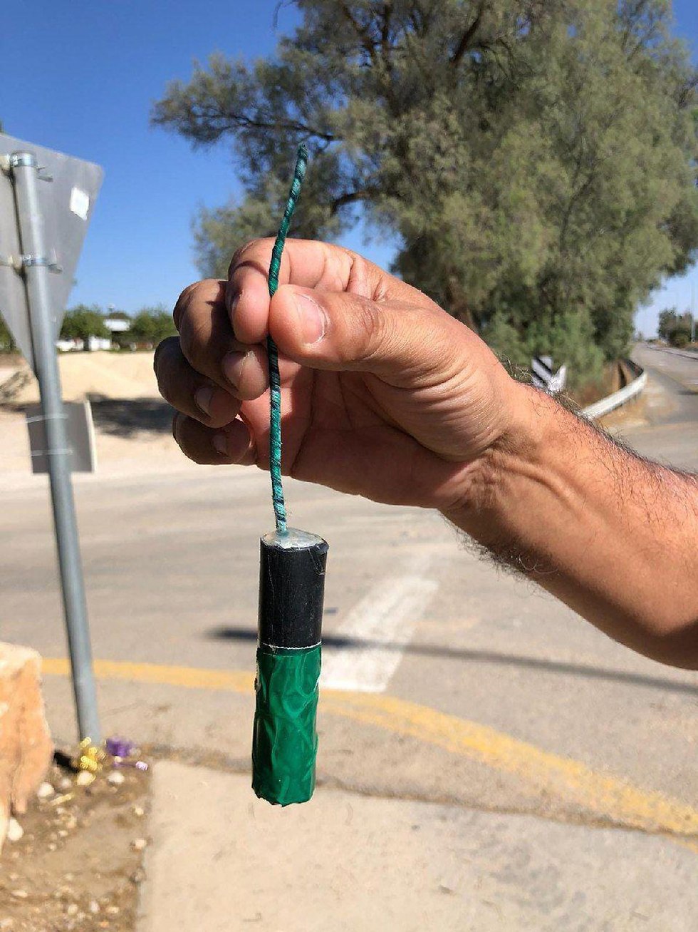 Explosive that was attached to balloon that landed in Eshkol kindergarten