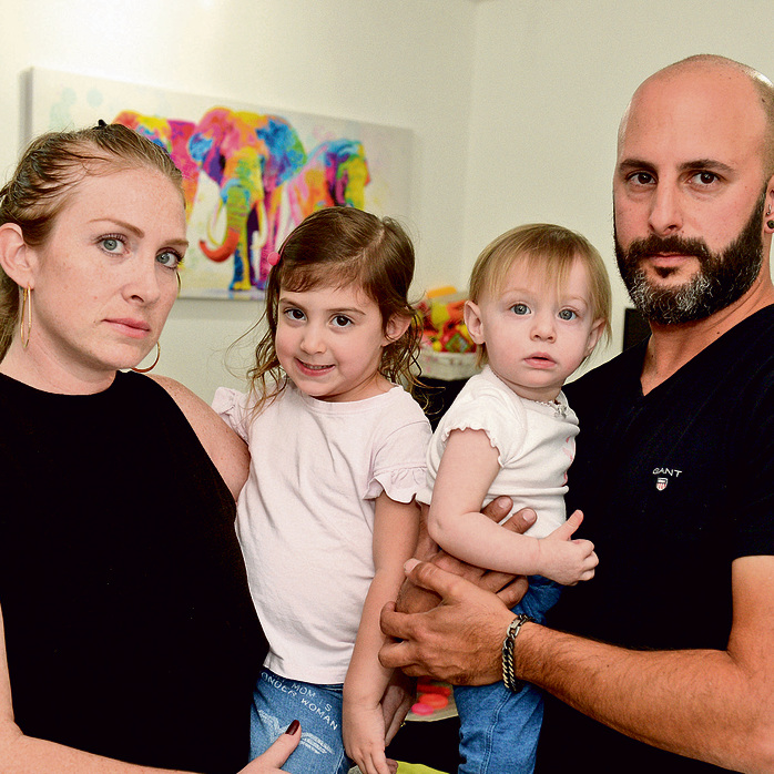 Roni Golani, the 1.5 year-old daughter of Ezer and Doris from Rishon LeZion, caught the Measles six months ago—a week before her scheduled vaccination