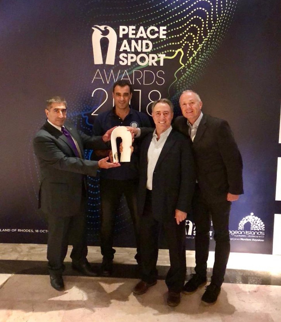 Danny Hakim and Budo for Peace members get award in Greece