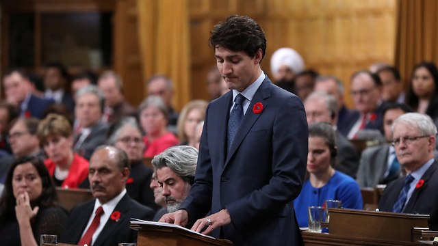 ראש ממשלת קנדה ג'סטין טרודו מתנצל שארצו לא קלטה פליטים יהודים (רויטרס)