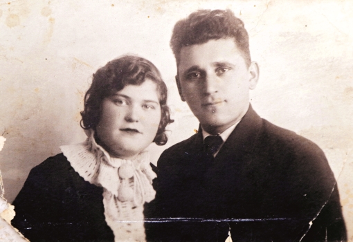 Прабабушка Клара с мужем, снимок 1936 года
