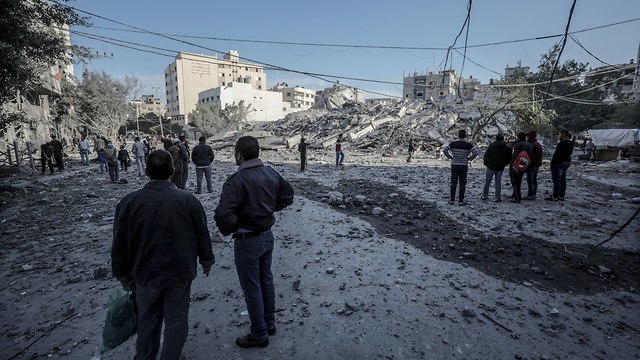 Газа, после удара ЦАХАЛа. Фото: ЕРА