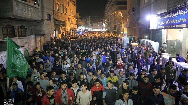 В секторе Газы празднуют победу ХАМАСа