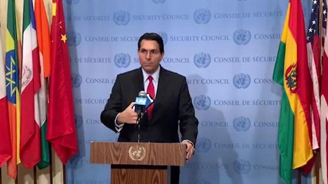 Israeli Amb. to the UN Danny Danon speaks at Security Council  