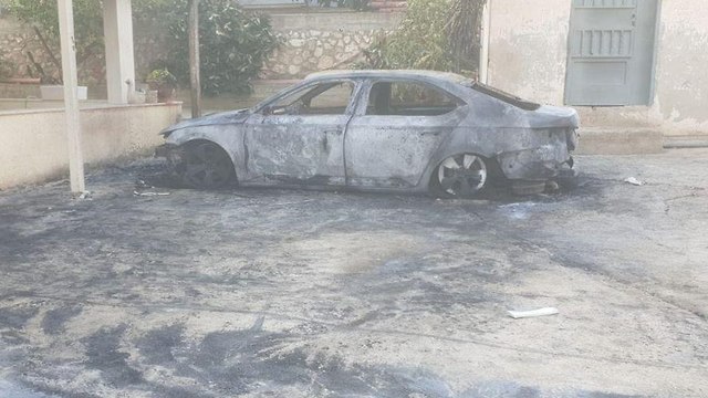הצתה הצתת רכב של חבר כנסת עבד אלחכים חאג' יחיא טייבה ()