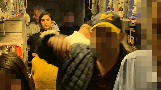 Violence on an El Al flight.