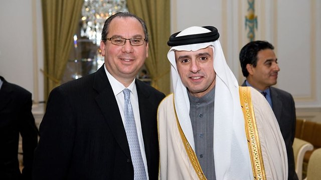 Rabbi Marc Schneier with foreign minister of Saudi Arabia (Photo: Rabbi Marc Schneier)