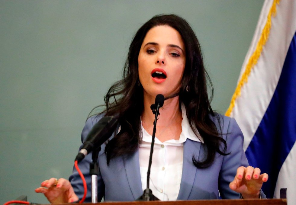 Justice Minister Shaked (Photo: AFP)