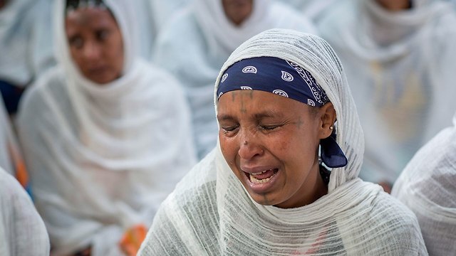מאבק להעלאת יהדות אתיופיה  (צילום: AP)