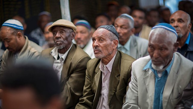 מאבק להעלאת יהדות אתיופיה  (צילום: AP)