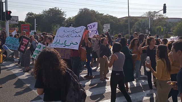 הפגנה סטודנטים מכללת ספיר ()