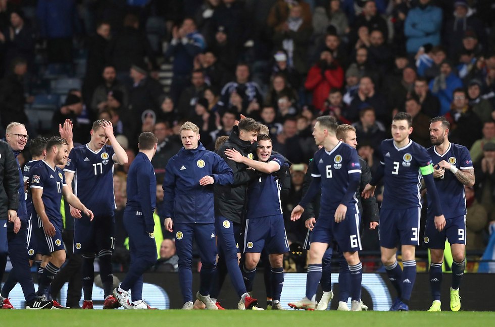 נבחרת סקוטלנד (צילום: AP)