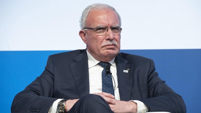 שר החוץ הפלסטיני ריאד אל מלכי (צילום: EPA)