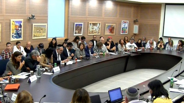 Заседание комиссии кнессета по образованию. Фото: парламентский телеканал