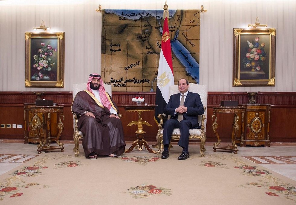Saudi Crown Prince Mohammad Bin Salmon and Egyptian President Abdel Fattah al-Sisi (Photo: Reuters)