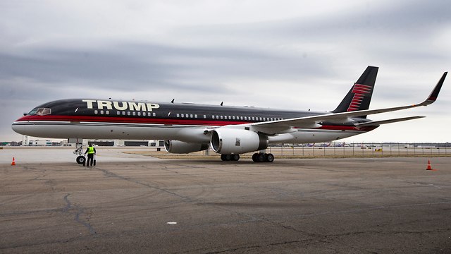 המטוס הפרטי של טראמפ (צילום: AP)