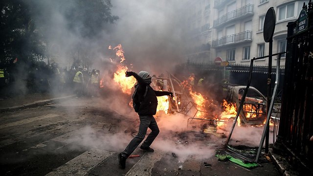 Протесты в Париже. Фото: AFP