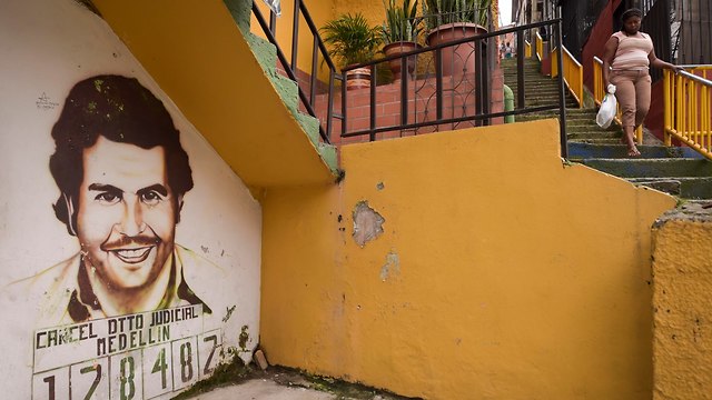 פבלו אסקובר קולומביה מדיין 25 שנה אחרי ה רצח (צילום: AFP)
