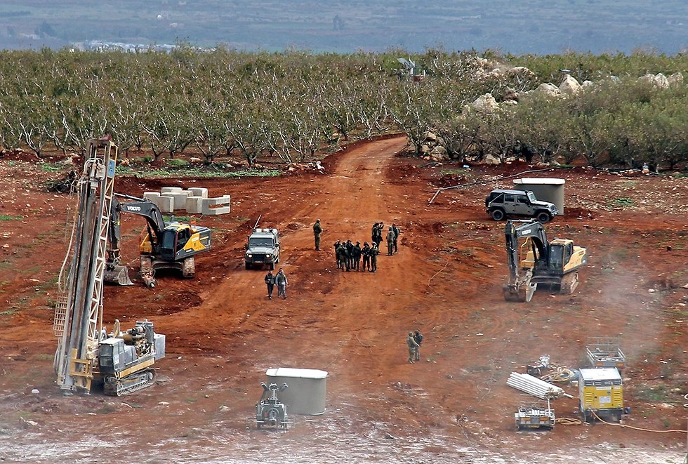 IDF operations to locate Hezbollah tunnels near Kafr Kela (Photo: AFP)