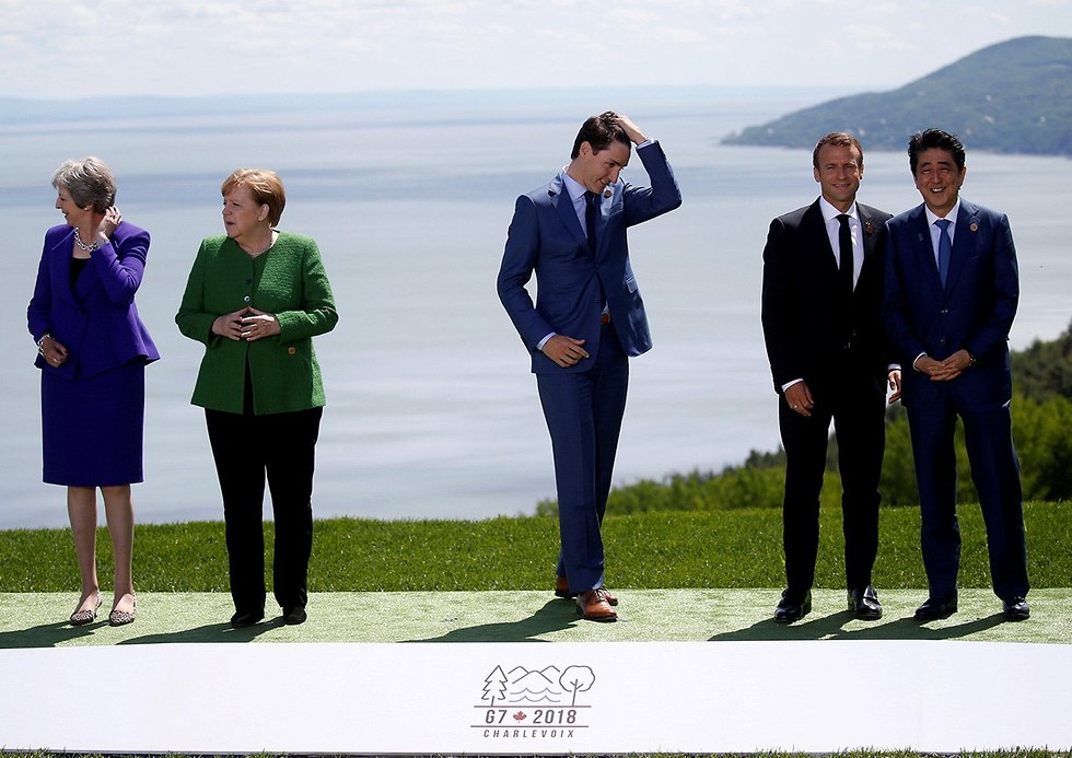 רויטרס תמונות השנה ועידת G7 קנדה יולי (צילום: רויטרס)