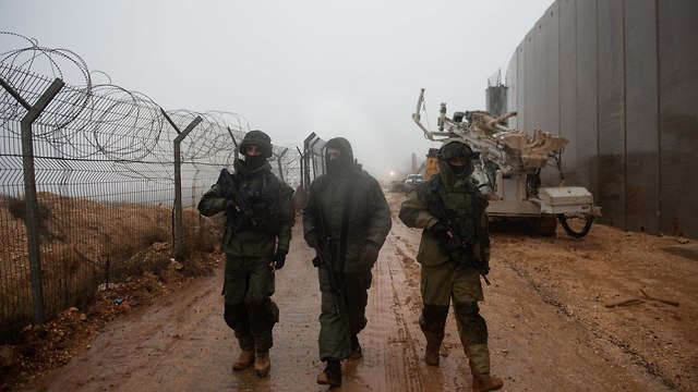 IDF forces on the Lebanon border (Photo: IDF Spokesman's Office)