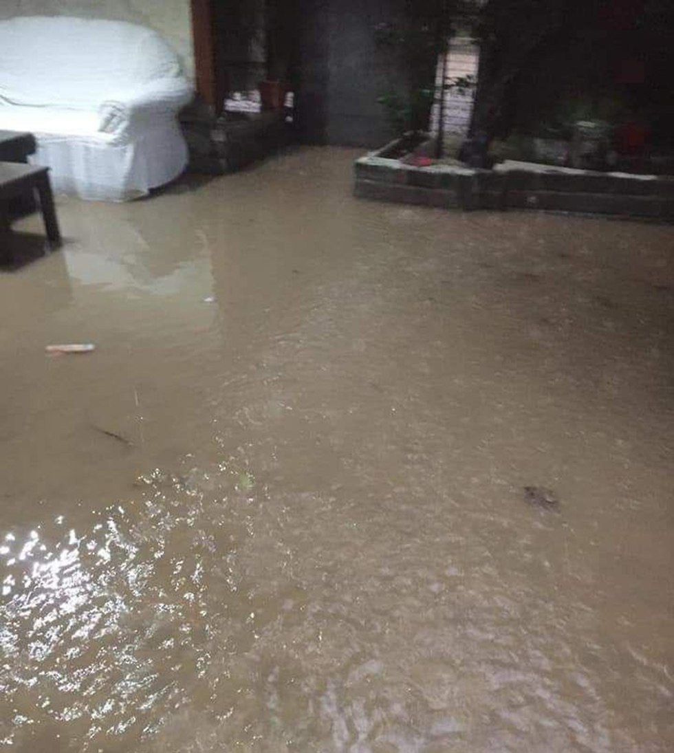 Затопленный дом в Лоде