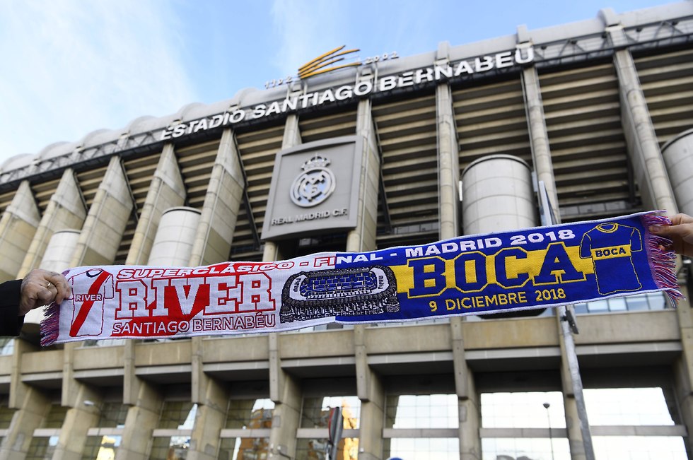 אצטדיון סנטיאגו ברנבאו נערך לקרב הגדול (צילום: AFP)