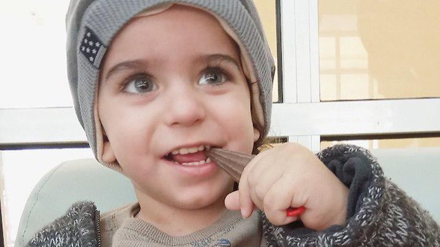 רבקה מיכאל תורג'מן בןבנם אריאל בן שנתיים חולה סרטן בראש (צילום: רבקה תורג'מן)