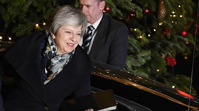 ראש ממשלת בריטניה תרזה מיי (צילום: AFP)