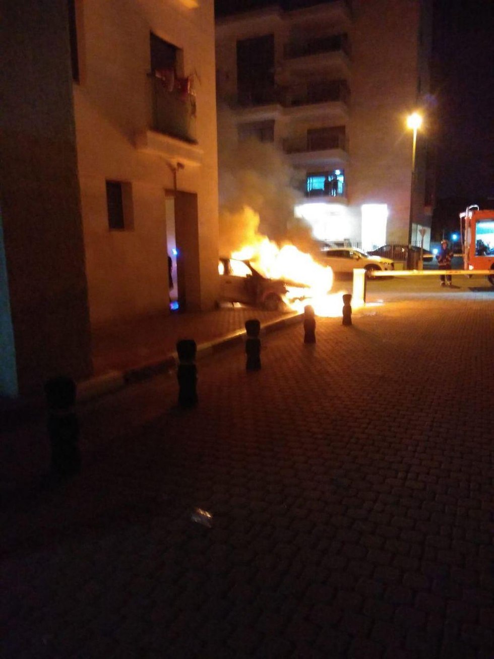 Поджог у дома в Эльаде. Фото: пресс-служба Управления тюрем