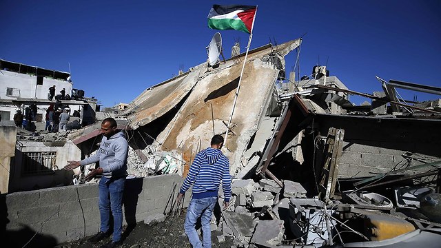 IDF demolishes home of attacker who killed Staff Sgt. Ronen Lubarsky (Photo: AFP)