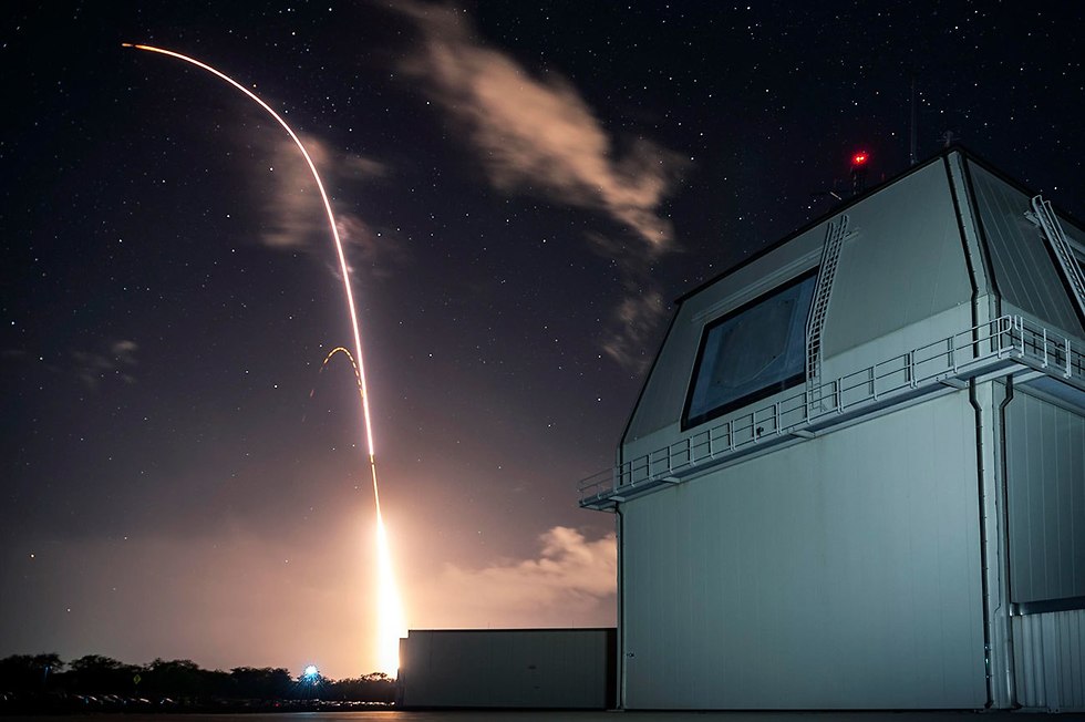 שיגור איגיס יירוט טיל בליסטי ניסוי (צילום: AP)
