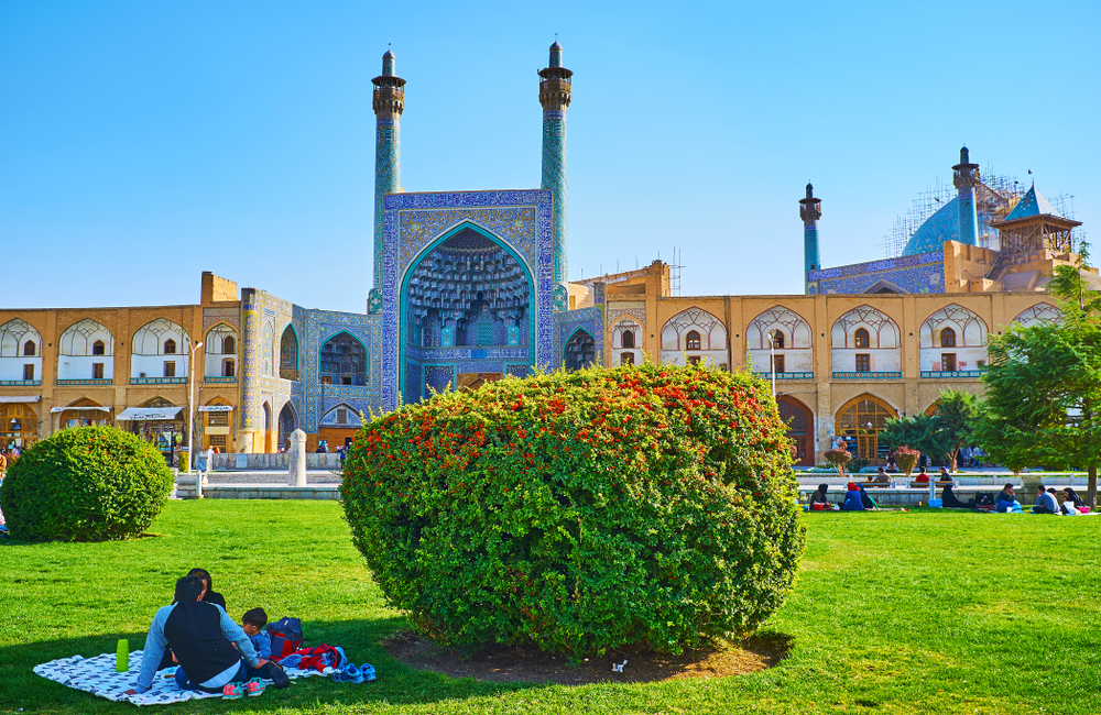 אתרי תיירות ב איראן מיידאן-י אימאם איספהאן (צילום: shutterstock)
