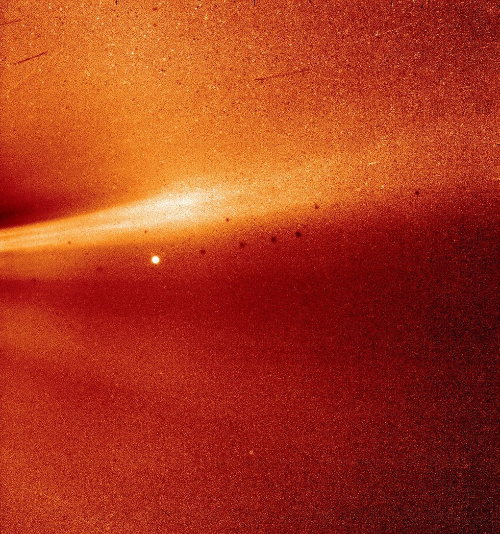 גשושית סולארית פארקר פרקר לחקר השמש תמונה של שמש (צילום: EPA)
