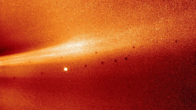 גשושית סולארית פארקר פרקר לחקר השמש תמונה של שמש (צילום: EPA)