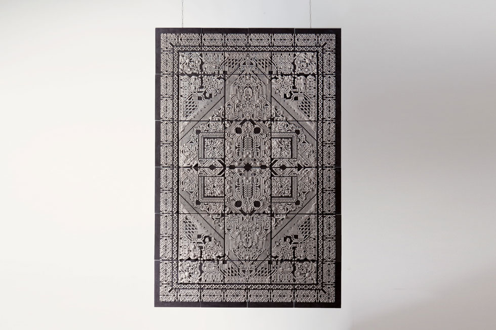 התוצאה הסופית הוצגה בסתיו האחרון בתערוכת maison&objet בפריז: משטחים דקורטיביים תלת-ממדיים, שמזכירים יצירות טקסטיל (צילום: דימה ריינשטיין)