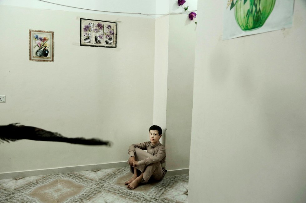 Мальчик, бежавший от хуситов. Фото: АР