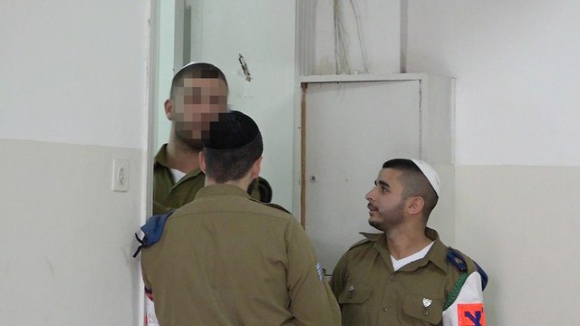 החייל החשוד בהארכת מעצרו בבית הדין הצבאי ביפו ()