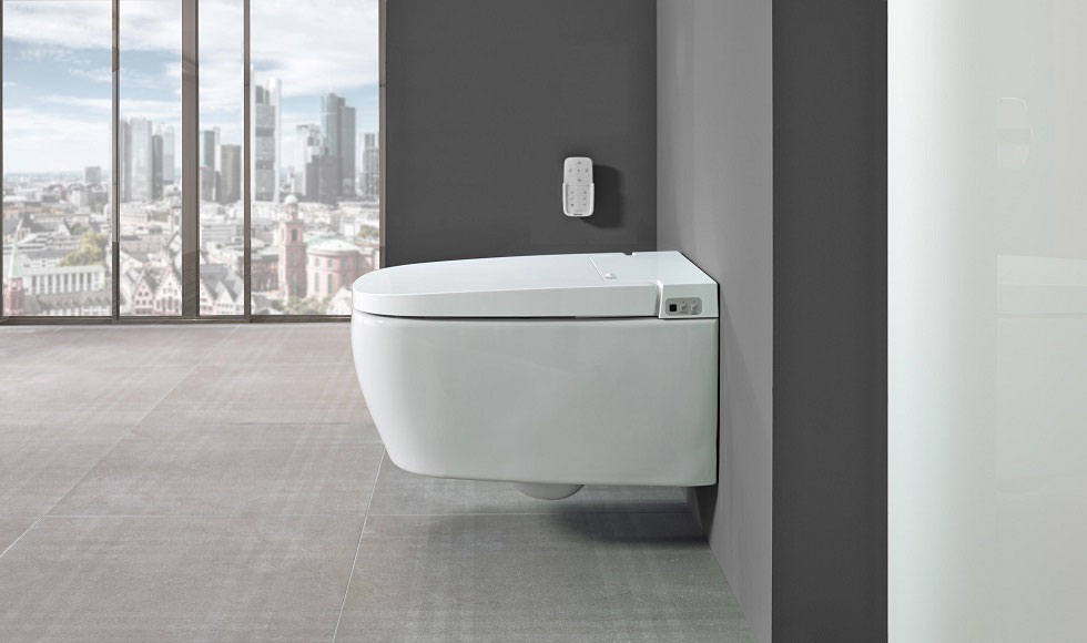 העיצוב היוקרתי, הנקי והסופר-מודרני של האסלה מאפשר הרמוניה בחדר האמבטיה (צילום: vitra global)