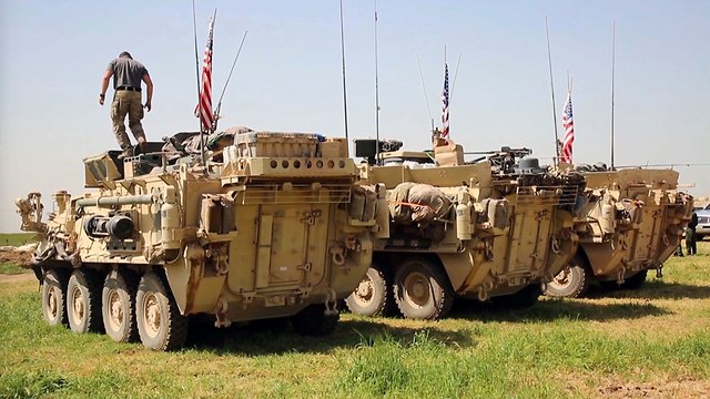 חיילים אמריקנים בסוריה (צילום: AP)
