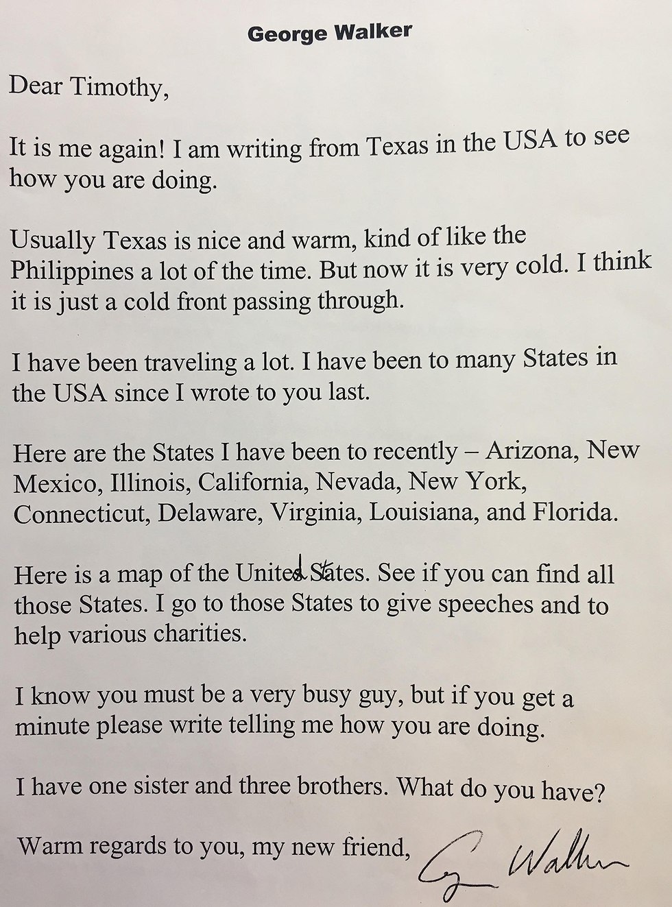 מכתבים ארה