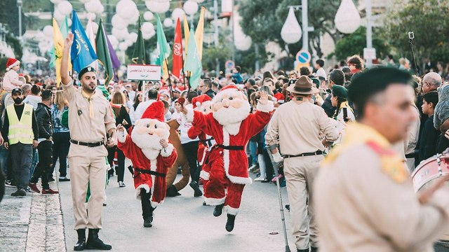 Рождественские торжества в Хайфе. Фото: Мор Альнакве